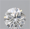 Natural Diamond 1.20 Carats, Round with Excellent Cut, F Color, I1 Clarity and Certified by GIA