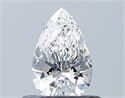 Natural Diamond 0.40 Carats, Pear with  Cut, F Color, VVS1 Clarity and Certified by GIA