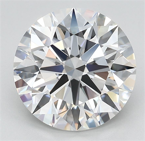 Picture of Lab Grown Diamond 5.22 Carats, Round with Ideal Cut, D Color, IF Clarity and Certified by IGI