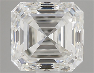 Picture of Natural Diamond 0.90 Carats, Asscher with  Cut, H Color, VVS2 Clarity and Certified by GIA