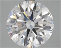 Lab Grown Diamond 4.00 Carats, Round with Ideal Cut, D Color, VS1 Clarity and Certified by IGI