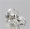 Natural Diamond 3.53 Carats, Heart with  Cut, J Color, VS1 Clarity and Certified by GIA
