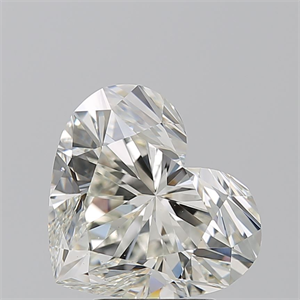 Picture of Natural Diamond 3.53 Carats, Heart with  Cut, J Color, VS1 Clarity and Certified by GIA