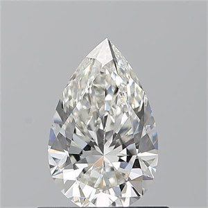 Picture of Natural Diamond 0.70 Carats, Pear with  Cut, H Color, VS2 Clarity and Certified by GIA
