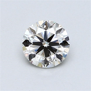 Picture of Natural Diamond 0.70 Carats, Round with Very Good Cut, I Color, VVS2 Clarity and Certified by GIA