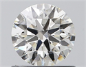 Diamante Natural 0.73 quilates, Redondo , Color H, claridad IF y certificado IGI
