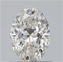 Diamante Natural 0.80 quilates, Ovalado , Color H, claridad VS2 y certificado GIA