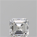 Diamante Natural 0.53 quilates, Asscher , Color F, claridad VS2 y certificado GIA