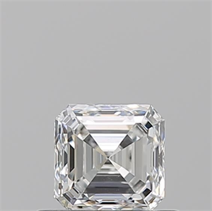 Foto Diamante Natural 0.53 quilates, Asscher , Color F, claridad VS2 y certificado GIA de
