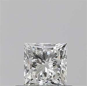 Picture of Natural Diamond 0.50 Carats, Princess with  Cut, H Color, IF Clarity and Certified by GIA