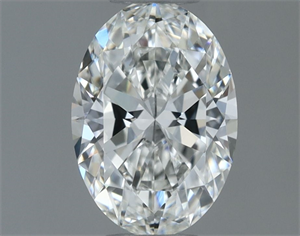 Picture of Natural Diamond 0.55 Carats, Oval with  Cut, G Color, VS1 Clarity and Certified by GIA