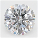 Lab Grown Diamond 3.96 Carats, Round with Excellent Cut, D Color, VVS1 Clarity and Certified by GIA