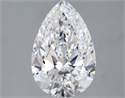 Diamante Natural 2.01 quilates, De pera , Color D, claridad VVS1 y certificado GIA