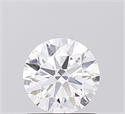 Lab Grown Diamond 1.03 Carats, Round with Ideal Cut, D Color, VS1 Clarity and Certified by IGI