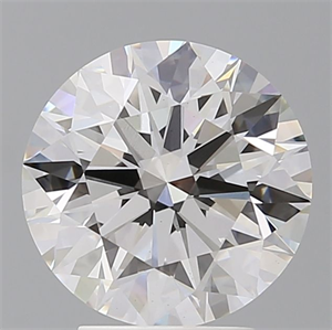 Picture of Lab Grown Diamond 3.58 Carats, Round with Ideal Cut, E Color, VS1 Clarity and Certified by IGI