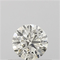 Natural Diamond 0.41 Carats, Round with Excellent Cut, H Color, SI2 Clarity and Certified by IGI
