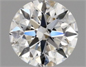 Natural Diamond 0.70 Carats, Round with Excellent Cut, G Color, SI2 Clarity and Certified by GIA