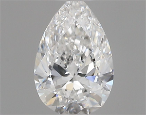 Picture of Natural Diamond 0.40 Carats, Pear with  Cut, E Color, SI1 Clarity and Certified by GIA
