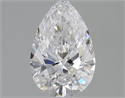 Natural Diamond 0.50 Carats, Pear with  Cut, D Color, VS2 Clarity and Certified by GIA