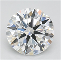 Lab Grown Diamond 1.01 Carats, Round with Ideal Cut, D Color, VVS1 Clarity and Certified by IGI