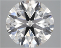 Del inventario de diamantes de laboratorio, 4.34 quilates, Redondo , Color H, claridad VS2 y certificado IGI