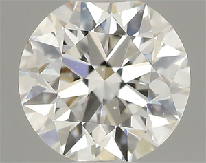 Foto Diamante Natural 0.51 quilates, Redondo , Color F, claridad SI1 y certificado GIA de