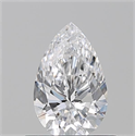 Diamante Natural 0.50 quilates, De pera , Color D, claridad VS2 y certificado GIA