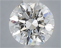 Lab Grown Diamond 1.04 Carats, Round with Excellent Cut, E Color, VVS2 Clarity and Certified by IGI