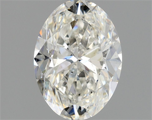 Picture of Natural Diamond 0.90 Carats, Oval with  Cut, H Color, SI2 Clarity and Certified by GIA