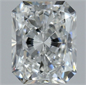 Natural Diamond 0.70 Carats, Radiant with  Cut, E Color, IF Clarity and Certified by GIA