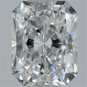 Picture of Natural Diamond 0.70 Carats, Radiant with  Cut, E Color, IF Clarity and Certified by GIA