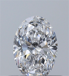 Foto Diamante Natural 0.42 quilates, Ovalado , Color E, claridad VVS1 y certificado GIA de