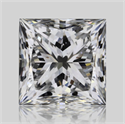 Diamante Natural 0.90 quilates, Princesa , Color F, claridad IF y certificado GIA