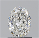 Natural Diamond 1.01 Carats, Oval with  Cut, G Color, VS1 Clarity and Certified by GIA