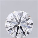 Lab Grown Diamond 1.09 Carats, Round with Ideal Cut, D Color, VS1 Clarity and Certified by IGI