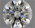 Natural Diamond 0.43 Carats, Round with Excellent Cut, J Color, VVS1 Clarity and Certified by GIA
