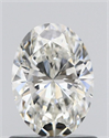 Natural Diamond 0.77 Carats, Oval with  Cut, H Color, VVS1 Clarity and Certified by GIA