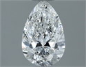 Diamante Natural 0.50 quilates, De pera , Color F, claridad SI1 y certificado GIA