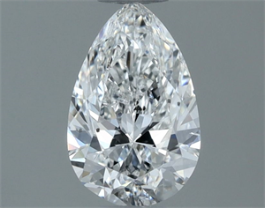 Foto Diamante Natural 0.50 quilates, De pera , Color F, claridad SI1 y certificado GIA de