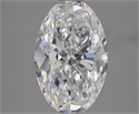 Natural Diamond 2.01 Carats, Oval with  Cut, D Color, VS2 Clarity and Certified by GIA