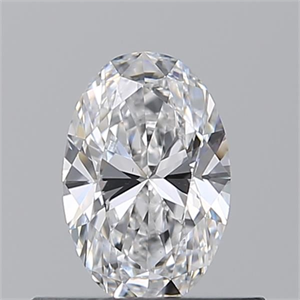 Picture of Natural Diamond 0.50 Carats, Oval with  Cut, D Color, VS1 Clarity and Certified by GIA