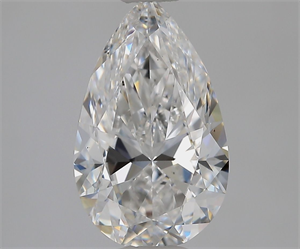 Picture of Natural Diamond 1.70 Carats, Pear with  Cut, E Color, VS2 Clarity and Certified by GIA