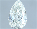 Natural Diamond 0.71 Carats, Pear with  Cut, H Color, IF Clarity and Certified by IGI