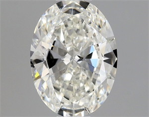 Picture of Natural Diamond 0.50 Carats, Oval with  Cut, H Color, VVS2 Clarity and Certified by GIA