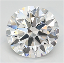 Del inventario de diamantes de laboratorio, 2.56 quilates, Redondo , Color D, claridad IF y certificado IGI