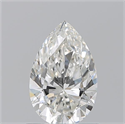 Natural Diamond 0.90 Carats, Pear with  Cut, I Color, VS2 Clarity and Certified by GIA