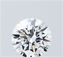 Lab Grown Diamond 1.01 Carats, Round with Ideal Cut, D Color, VS1 Clarity and Certified by IGI