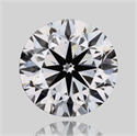 Natural Diamond 0.40 Carats, Round with Very Good Cut, E Color, IF Clarity and Certified by GIA