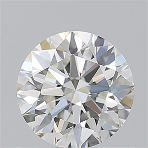 Picture of Natural Diamond 0.74 Carats, Round with Excellent Cut, H Color, IF Clarity and Certified by GIA
