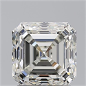 Natural Diamond 2.01 Carats, Asscher with  Cut, J Color, VS1 Clarity and Certified by GIA